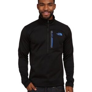 The North Face Men’s Canyonlands 1/2-Zip Pullover Black Performance Fleece